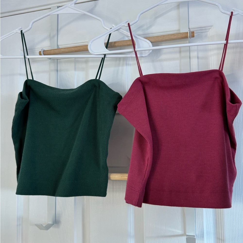 AE Crop Cami Tanks (2 PACK)